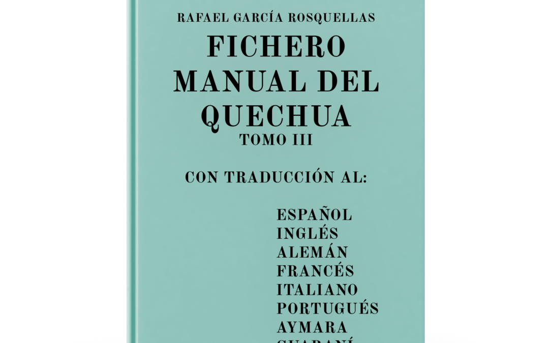 Fichero manual del Quechua Tomo III